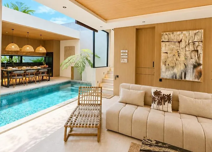 بيت للعطل 3 Bedroom Luxury Rice-Field Canggu Villa Private Pool