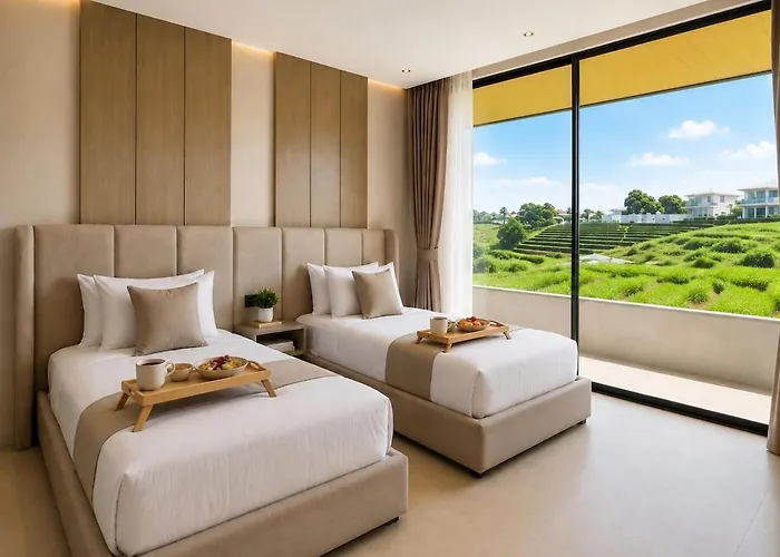 Rice-Field Villa Berawa Retractable Glass Roof Villa Canggu